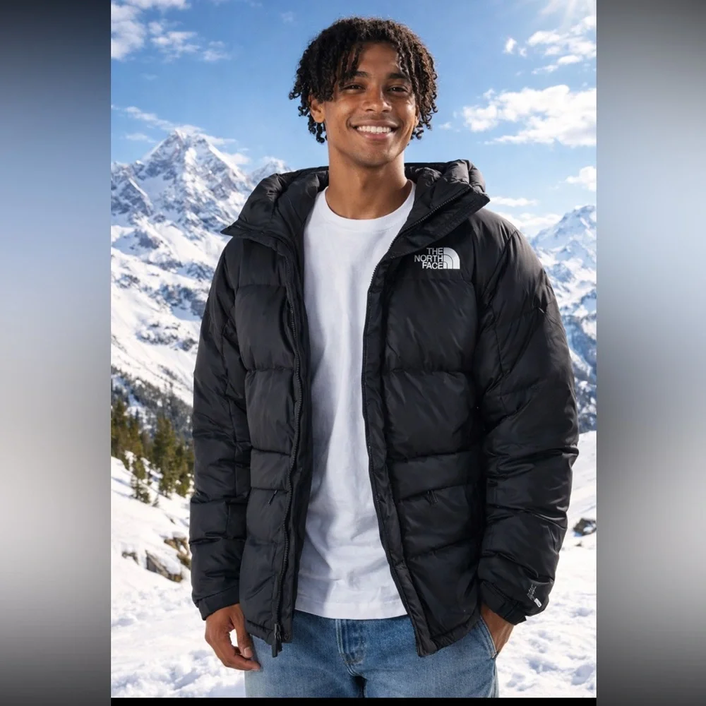 The North Face HMLYN DOWN PARKA HIMALAYAN Black Men size xxl
